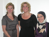 Pauline Leonard, Caroline Allum and Mulyati Mohamed